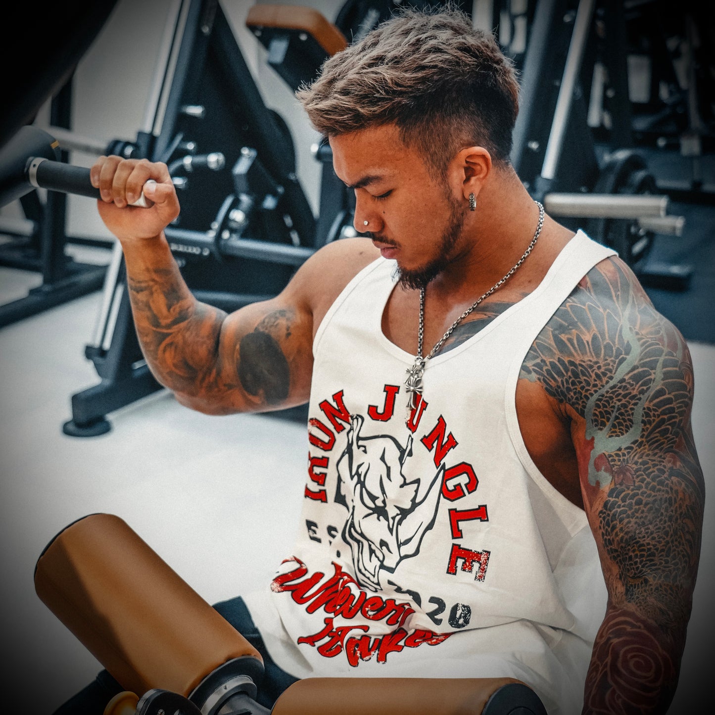 Slogan White Tank