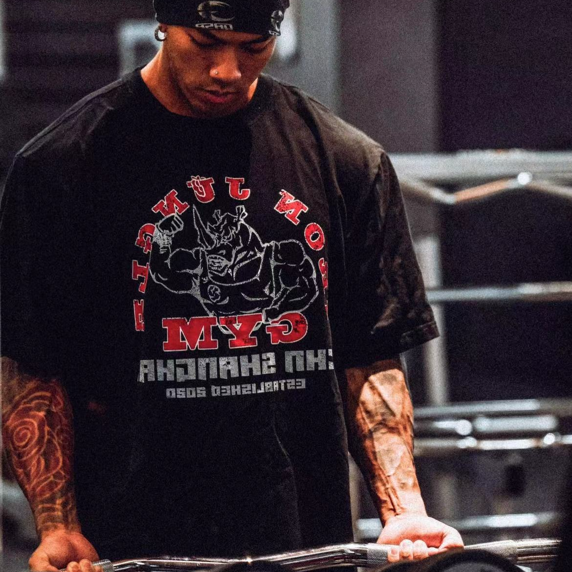 Black Distressed T-Shirt