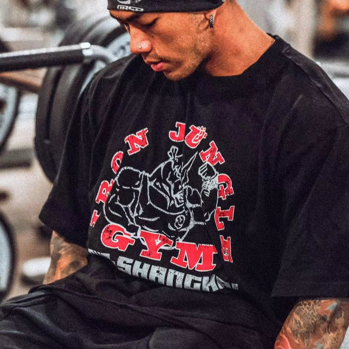 Black Distressed T-Shirt